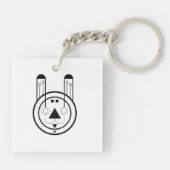 Rabbit Usagi Zodiac Sign Sleutelhanger (Achterkant)