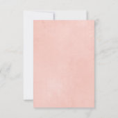  Rabbit Virtual Baby shower Invitation Kaart (Achterkant)