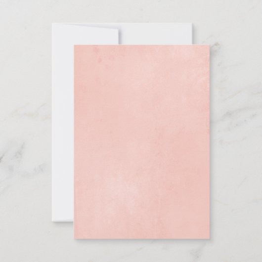  Rabbit Virtual Baby shower Invitation Kaart (Achterkant)