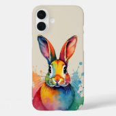 Rabbit Waterverf kunstwerk Case-Mate iPhone Case (Achterkant)