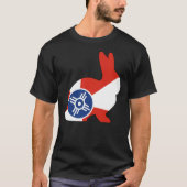 Rabbit Wichita Flag Classic T-Shirt (Voorkant)