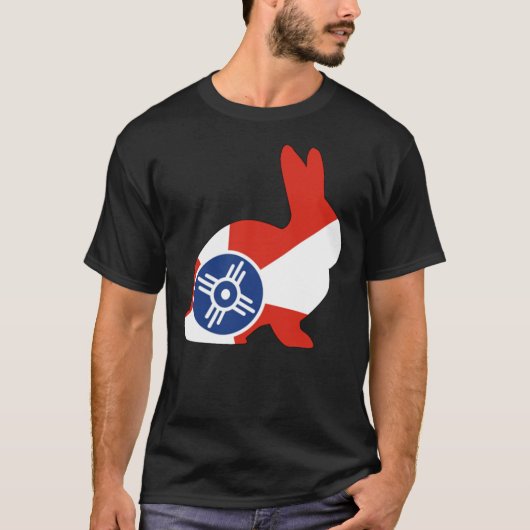 Rabbit Wichita Flag Classic T-Shirt (Voorkant)