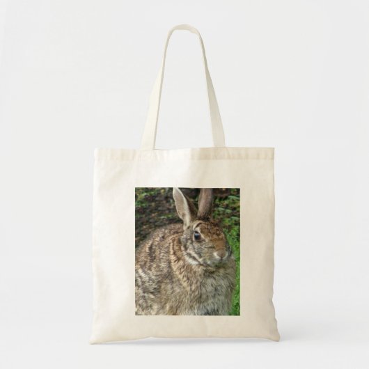 Rabbit Wildlife Canvas tas (Voorkant)