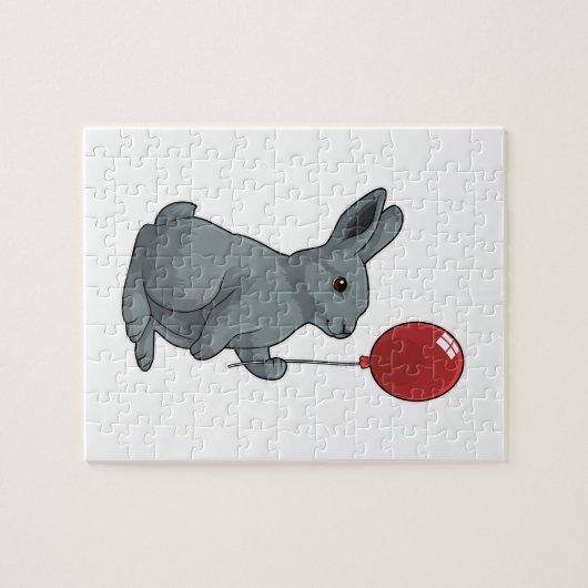 Rabbit with Balloon Legpuzzel (Horizontaal)