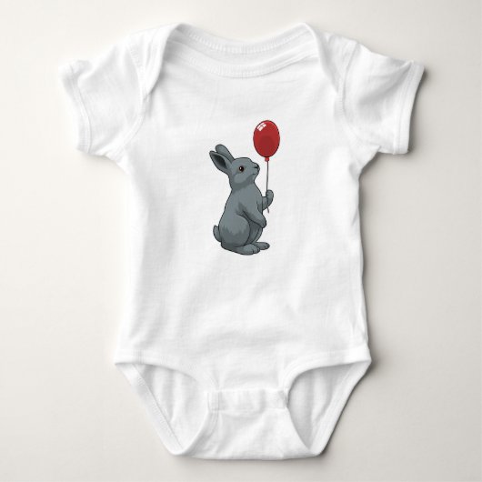 Rabbit with Balloon Romper (Voorkant)