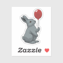 Rabbit with Balloon Sticker