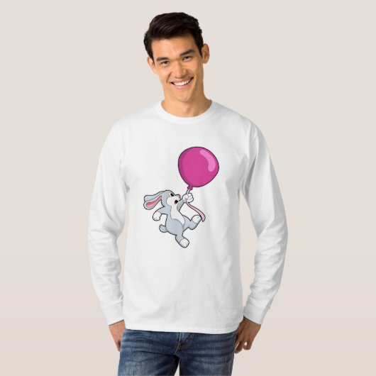 Rabbit with Balloon T-shirt (Voorkant volledig)