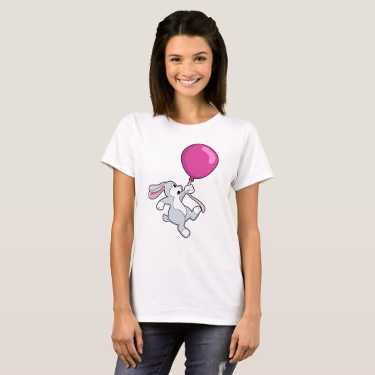 Rabbit with Balloon T-shirt (Voorkant volledig)