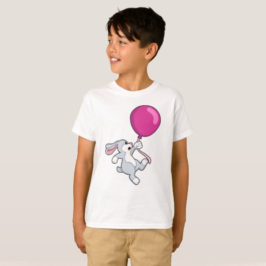Rabbit with Balloon T-shirt (Voorkant volledig)