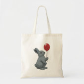 Rabbit with Balloon Tote Bag (Voorkant)