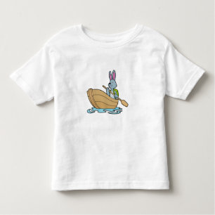 Rabbit with Boat & Paddle Kinder Shirts