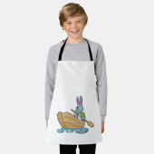 Rabbit with Boat & Paddle Schort (Gedragen)