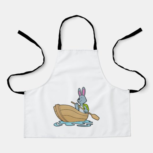 Rabbit with Boat & Paddle Schort (Voorkant)