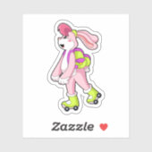Rabbit with Roller skates Sticker (Vel)
