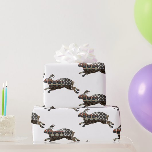 Rabbit Wrapping Paper Cadeaupapier (Feestgeschenken)