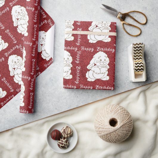 Rabbit Wrapping Paper Cadeaupapier (Crafts)
