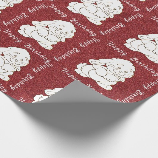 Rabbit Wrapping Paper Cadeaupapier (Hoek)