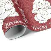 Rabbit Wrapping Paper Cadeaupapier (Rol Hoek)