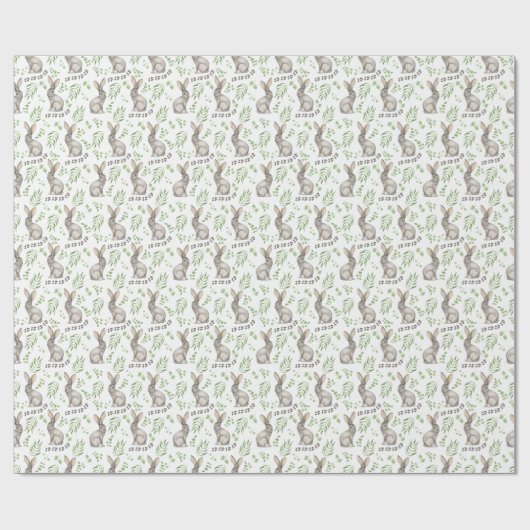 Rabbit Wrapping Paper Cadeaupapier (Vlak)