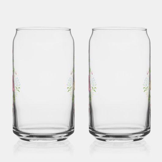 Rabbit Wreath Soda Glass Blikvorm Glas (Rechts)