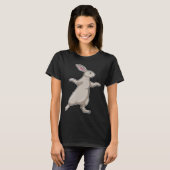 Rabbit Yoga Fitness T-shirt (Voorkant volledig)