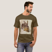 RABBIT (Young Hare) van Albrecht Durer T-shirt (Voorkant volledig)