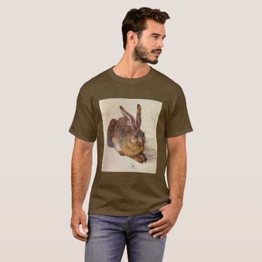 RABBIT (Young Hare) van Albrecht Durer T-shirt (Voorkant volledig)