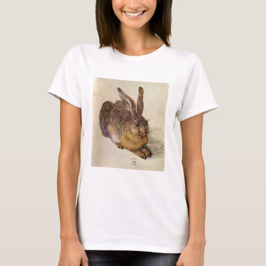 RABBIT (Young Hare) van Albrecht Durer T-shirt (Voorkant)