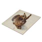 RABBIT (Young Hare) van Albrecht Durer Tegeltje (Zijkant)