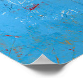 Rabbit ziet een spook Poster muurkunst (Hoek)