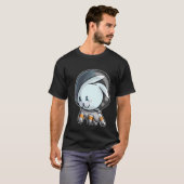 RabbitAstronaut - Konijn Astronaut Roze T-shirt (Voorkant volledig)