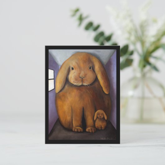 Rabbits Den Briefkaart (Staand voorkant)