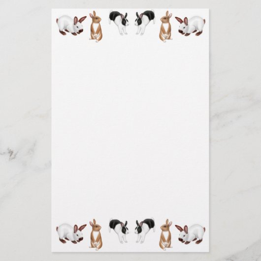 Rabbits Galore Stationery Briefpapier (Voorkant)