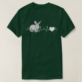 Rabbits Heartbeat Rabbit T-Shirt (Design voorkant)