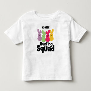 "RABBITS HUNTING SQUAD" PERSONALISEERD KINDER SHIRTS