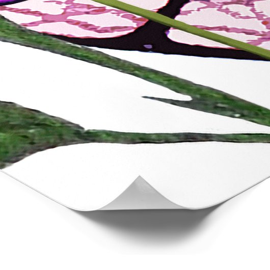 Rabbits Love Roses Poster (Hoek)