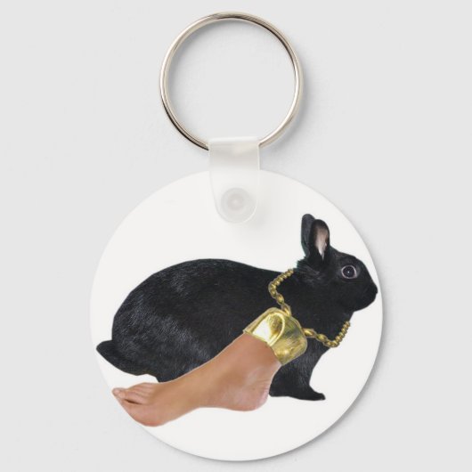 Rabbit's Lucky Human Foot Sleutelhanger (Voorkant)
