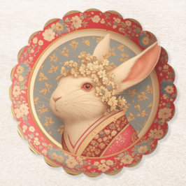 Rabbit's Royal Dress Kartonnen Onderzetters
