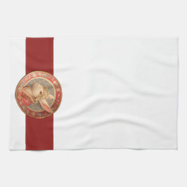 Rabbit's Royal Dress Theedoek