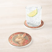 Rabbit's Royal Dress, Zandsteen Onderzetter (Zijkant)