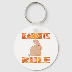 RABBITS RULE SLEUTELHANGER