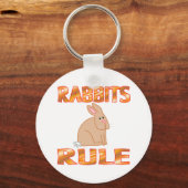 RABBITS RULE SLEUTELHANGER (Voorkant)