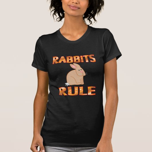 RABBITS RULE T-SHIRT (Voorkant)