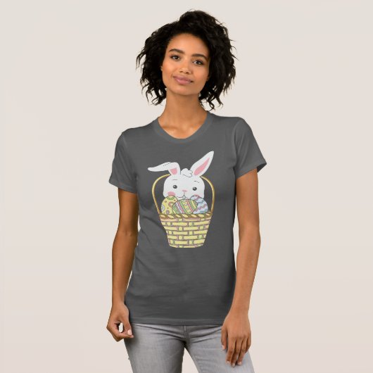 Rabbits T Shirt Design Easter Clothing (Voorkant volledig)