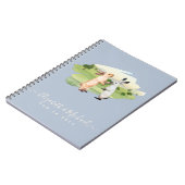 Rabbits Weddenschap Couple Country Garden Notitieboek (Linkerzijde)