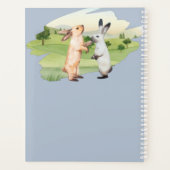 Rabbits Weddenschap Couple Country Garden Planner (Achterkant)