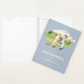 Rabbits Weddenschap Couple Country Garden Planner (Display)