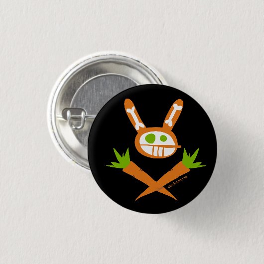 RabbitSkullconWEB Ronde Button 3,2 Cm (Voorkant /achterkant)