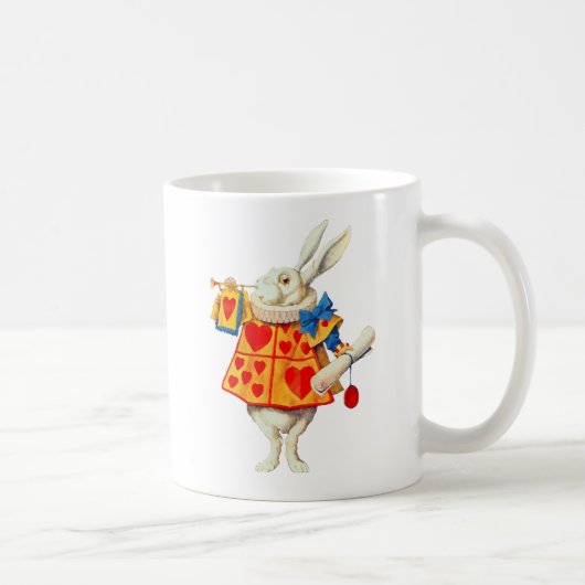 Rabbitt Alice in Wonderland ~ Coffee Cup/Mok Koffiemok (Rechts)