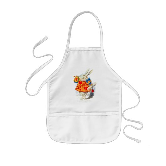 Rabbitt from Alice in Wonderland 2 ~Apron Kinder Schort (Voorkant)